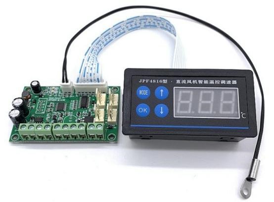 Outdoor monitor temperature control module